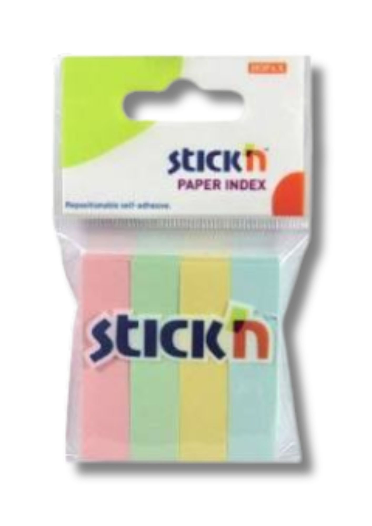 index กระดาษ 10mmx15mm สีพาสเทล(4สี/100แผ่น) Stickin No.21016P