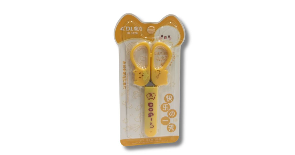 กรรไกร 5" ปลายมน มีปลอก Moshi