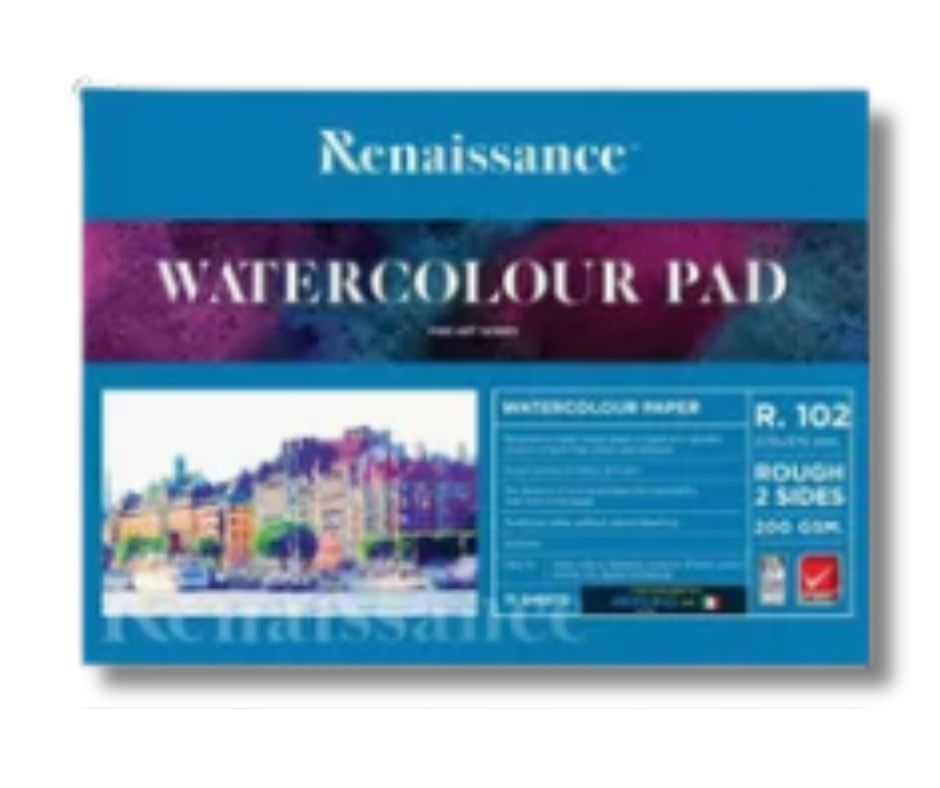 กระดาษ 100 ปอนด์ A3 200g หยาบทั้ง2หน้า (15แผ่น/เล่ม)R.102  Renaissance