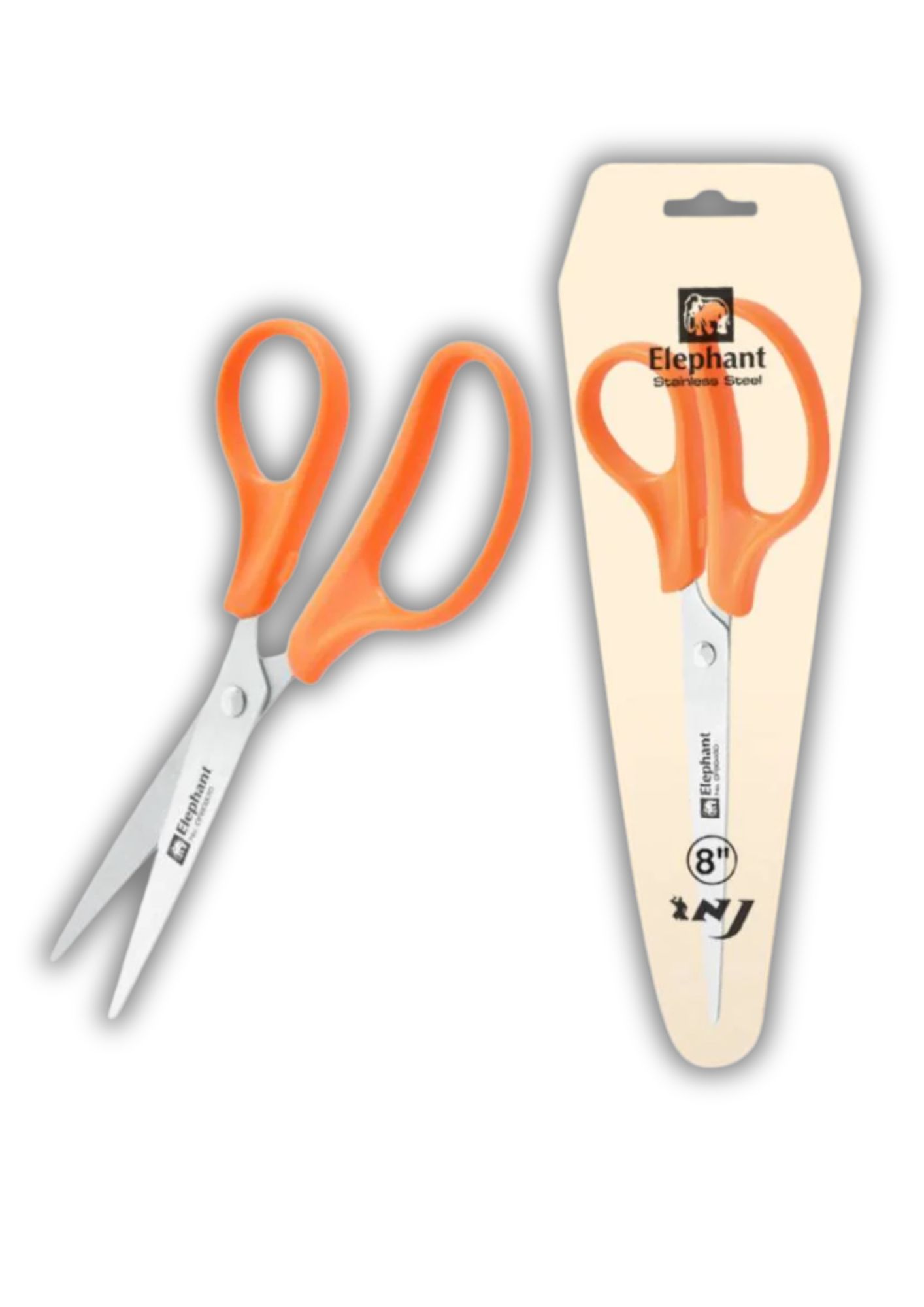 กรรไกร ปลายแหลม 8" ช้าง รุ่น OFB  0480  