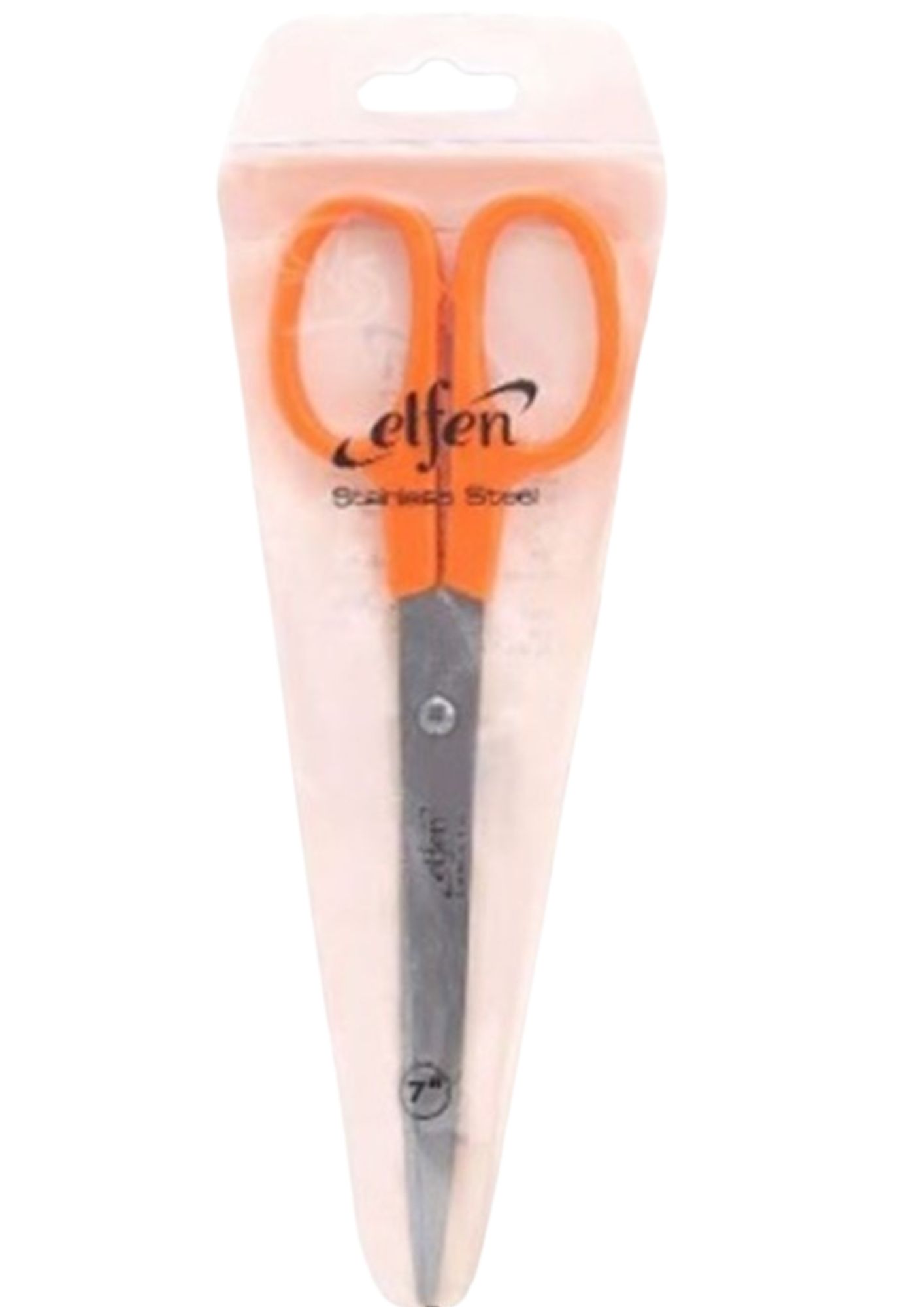 กรรไกร ปลายแหลม 7" Elfen รุ้น สุดคุ้ม No.1407 