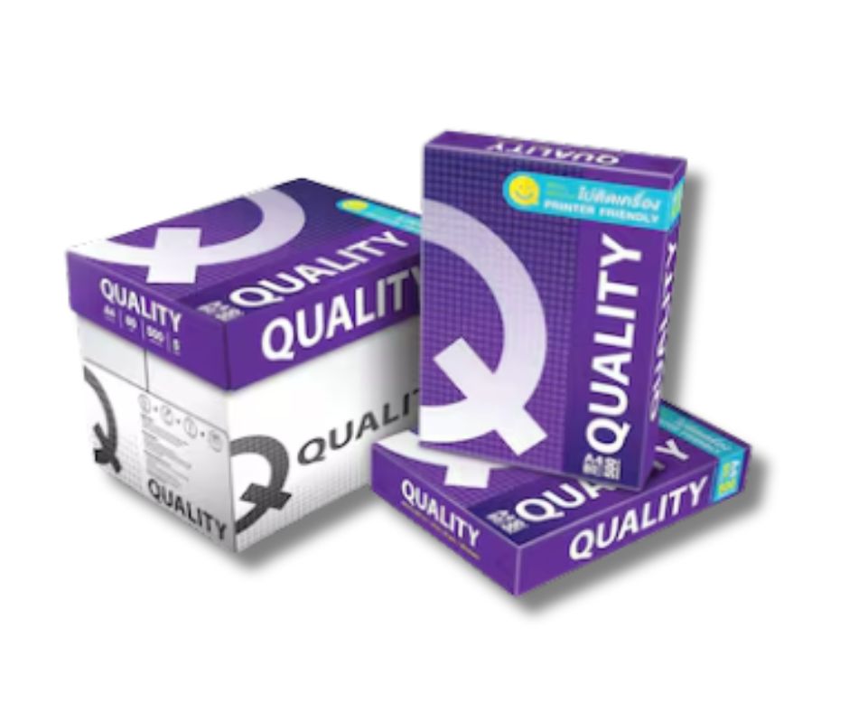 กระดาษ A4 80g Quality ม่วง